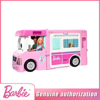 Barbie Barbie play house đồ chơi búp bê công chúa nhỏ RV cho bé gái ăn mặc cho búp bê toa xe-Barbie xe cắm trại sang trọng đa chức năng GHL93 Đảm bảo chính hãng Nhập khẩu từ Mỹ thumbnail