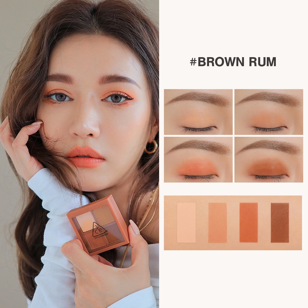 Bảng Phấn Mắt 4 Màu 3CE MINI MULTI EYE COLOR PALETTE