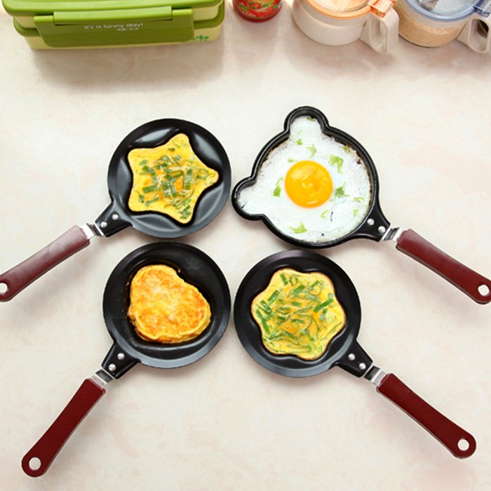 [HCM]CHẢO CHỐNG DÍNH CHIÊN TRỨNG LÀM BÁNH TẠO HÌNH MẶT CƯỜI  HÌNH THÚ  TRÁI TIM  NGÔI SAO THIẾT KẾ NHỎ GỌN ĐÁNG YÊU CỰC BẮT MẮT ( GIAO NGẪU NHIÊN)