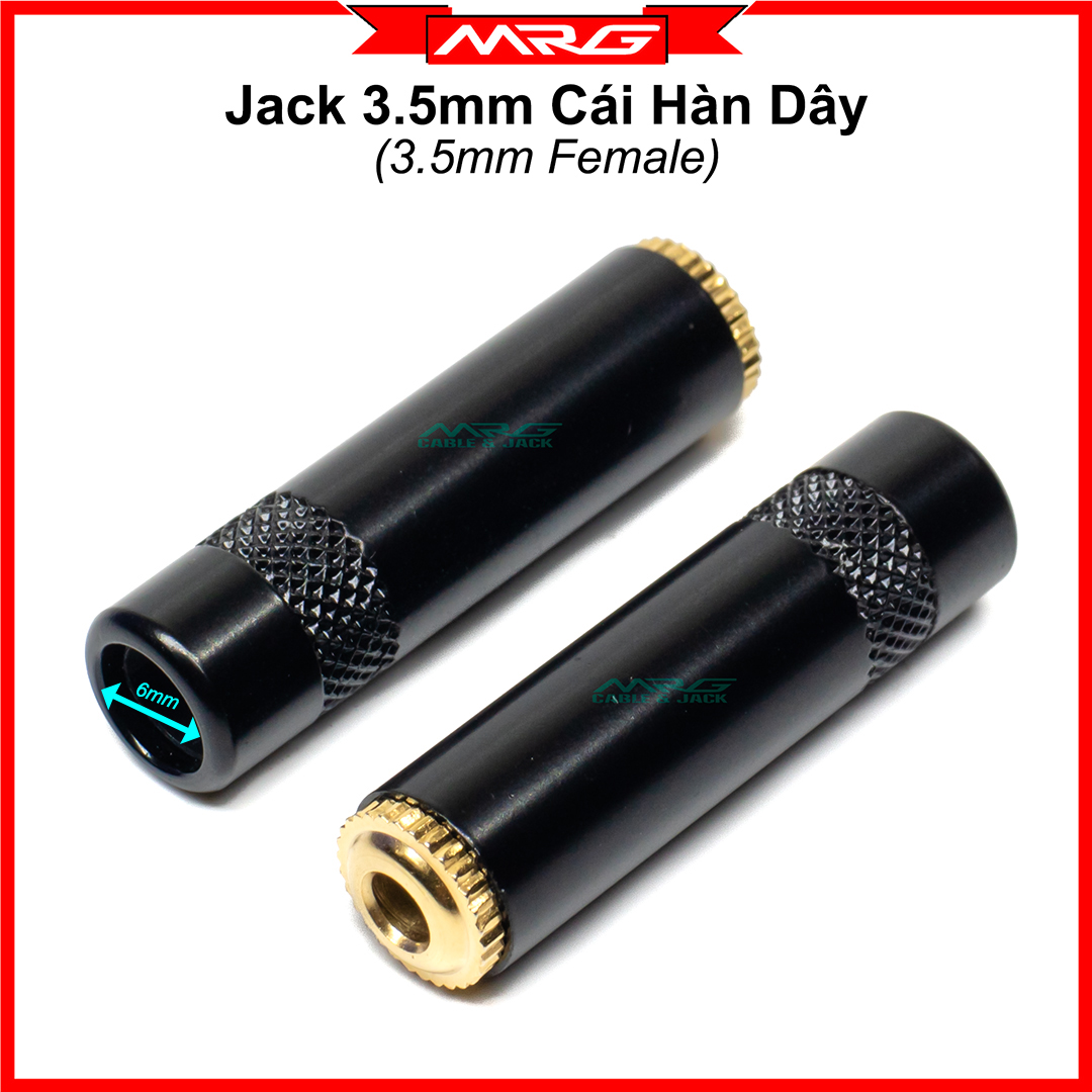 Jack 3.5mm cái dùng hàn dây , giá 1 chiếc.