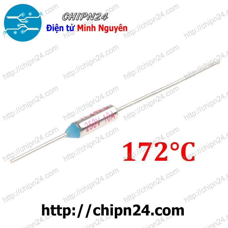 [2 cái] (KT1) Cầu chì nhiệt RY 172 độ 10A 250V (RY-172 TF172)