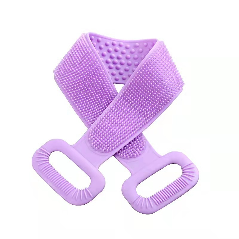 Dây Tắm Chà Lưng 2 mặt Bằng Silicone / Vải mẫu mới