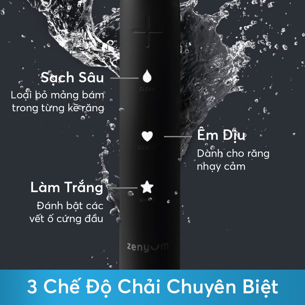 Combo 2 Bàn Chải Điện ZenyumSonic™ 2.0 - Công Nghệ Singapore