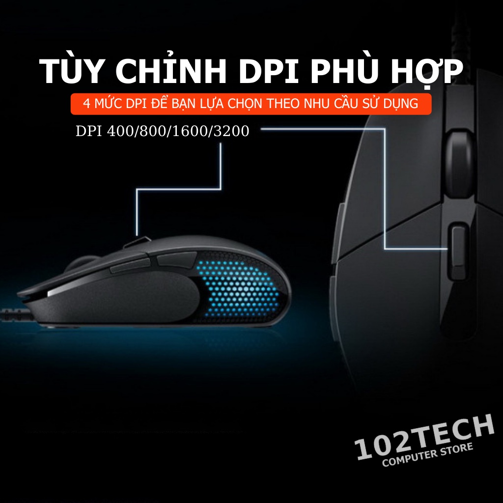 Chuột Gaming LED Logitech G302 USB