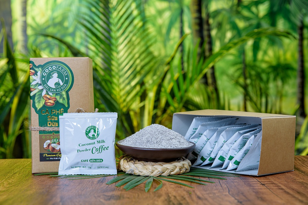 Cà Phê Sữa Dừa hòa tan Cocofarm