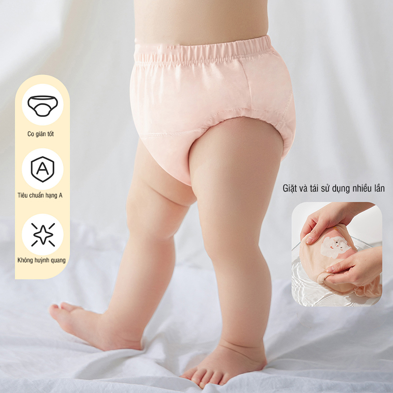 Quần bỏ bỉm cho bé 6 lớp xuất Hàn