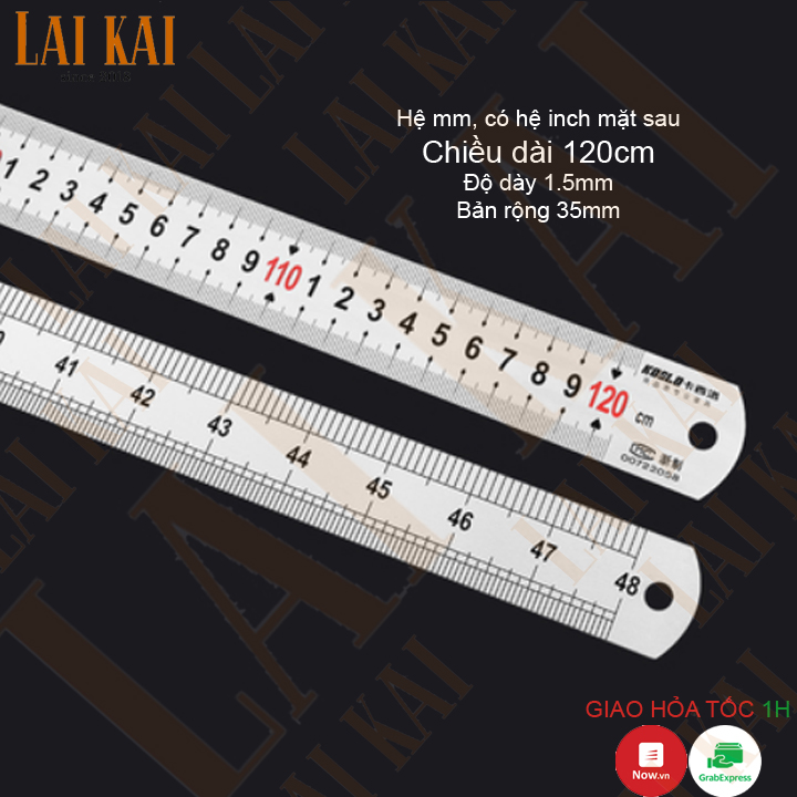 [HCM]Thước thẳng thước lá các cỡ