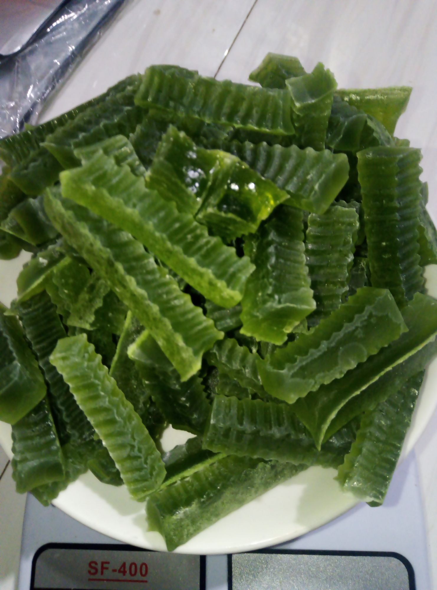 200g rau câu sấy vị lá dứa(lá nếp)