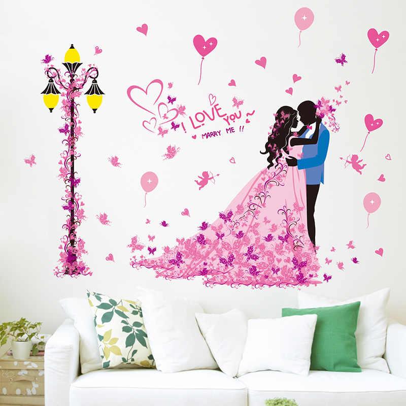 [HCM]DECAL DÁN TƯỜNG TÌNH NHÂN HỒNG