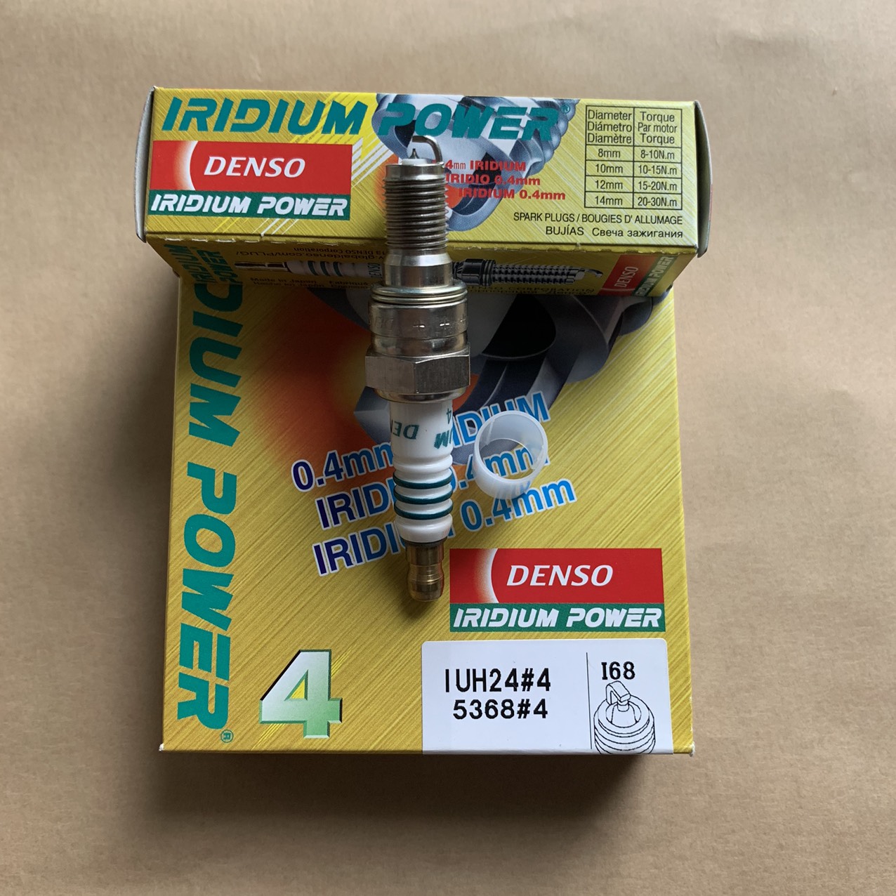 [HCM]Bugi bạch kim cho Honda SH Ý Dylan PS - Denso Iridium Power IUH24