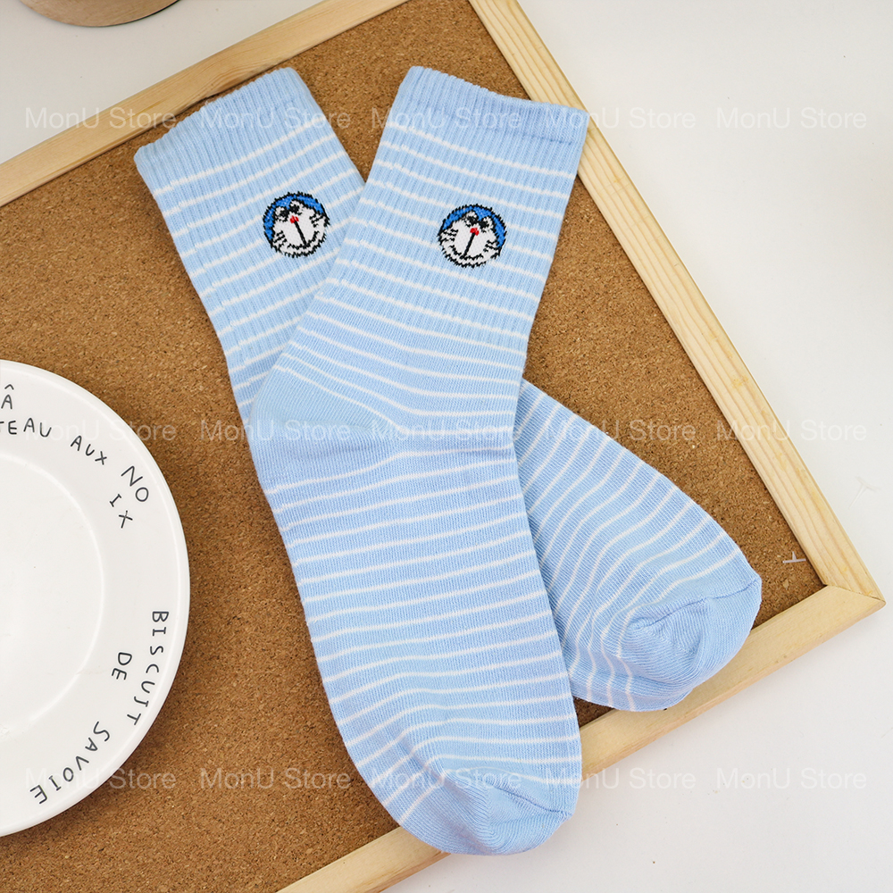 Tất vớ bắp chân hình doraemon doremon dễ thương cute tooyoo bk00153