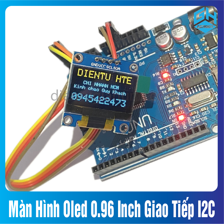 Màn hình Oled 0.96 inch giao tiếp I2C