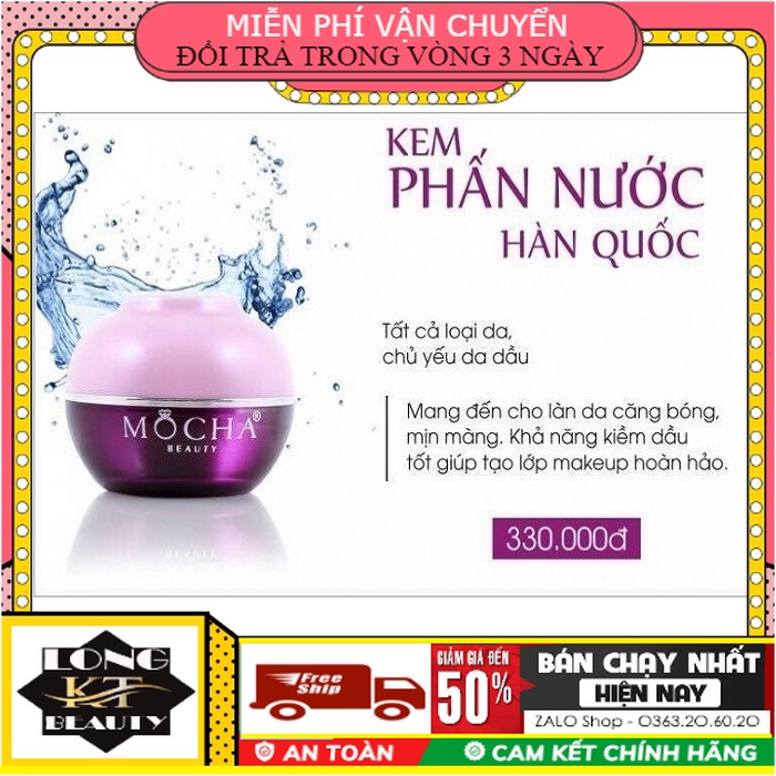 [Chính Hãng - Mocha beauty ] Kem Phấn NướcCC Nhân Sâm Vàng Mocha