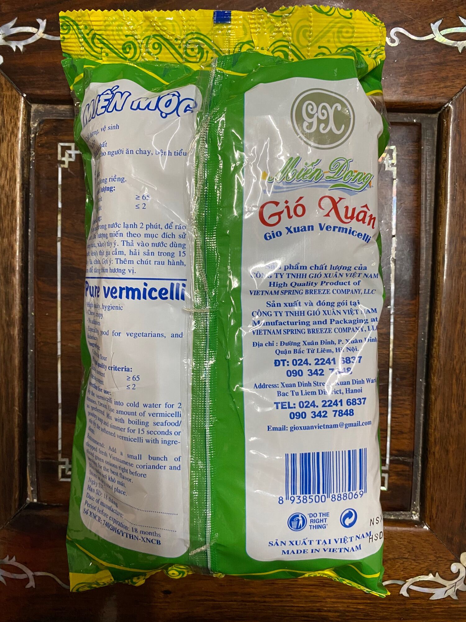 Miến Dong Gió Xuân (250g)