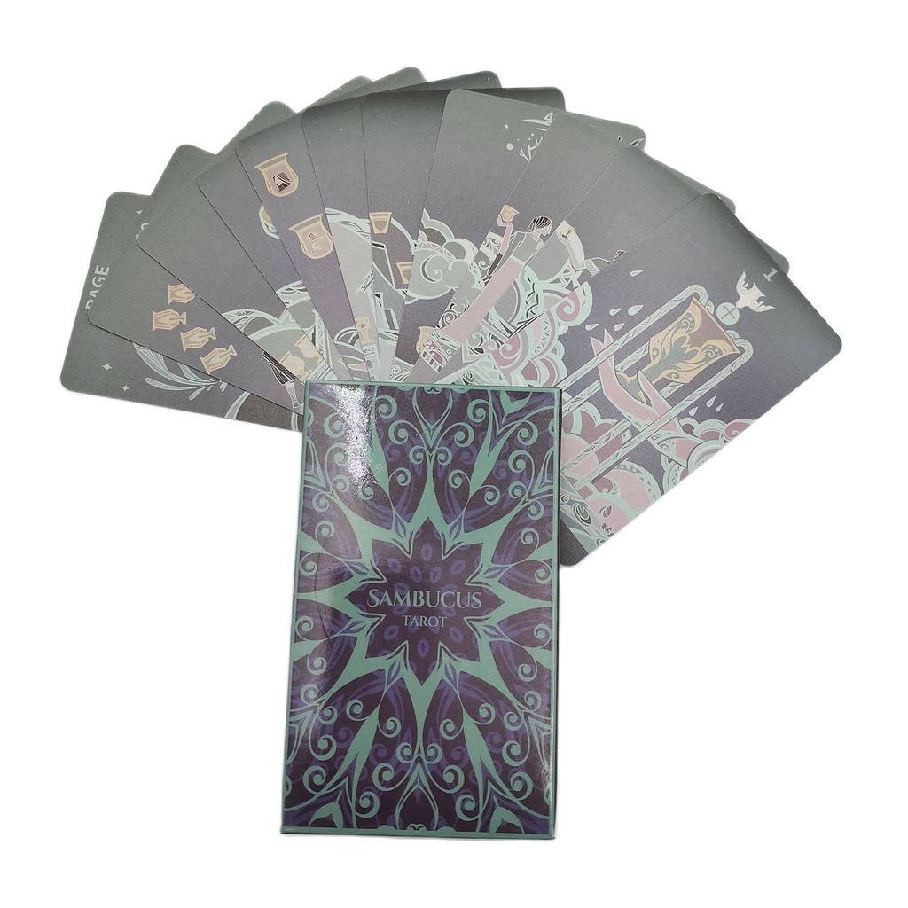 Bộ bài Tarot SAMBUCUS bói bài tarot oracle [MUA 2 BỘ BẤT KÌ TẶNG ĐÁ THANH TẨY]