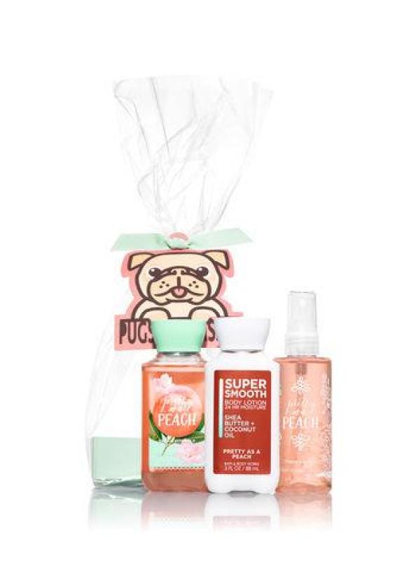 SET MINI- SỮA TẮM DƯỠNG DA NƯỚC HOA HƯƠNG ĐÀO TẶNG KÈM GEL RT BATH & BODY WORKS