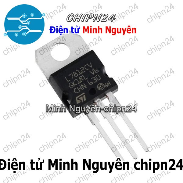 [3 con] (DIP) IC L7812CV TO-220 (IC Nguồn 12V) - HH000356