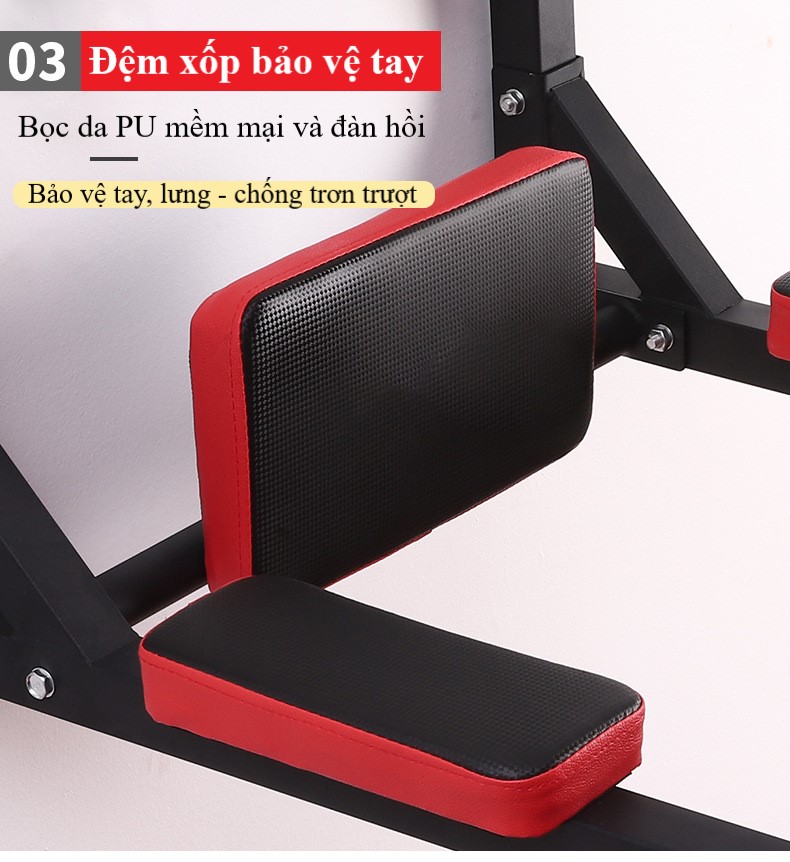 Bộ xà treo tường đa năng 8 trong 1 FED-XTT81 - chịu tải 300kg - VivaSport ( 1 đổi 1 trong 7 ngày)