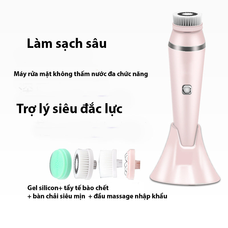 Máy rửa mặt 4 đầu cọ đa chức năng thiết kế mới năm 2022 CSSD14BS