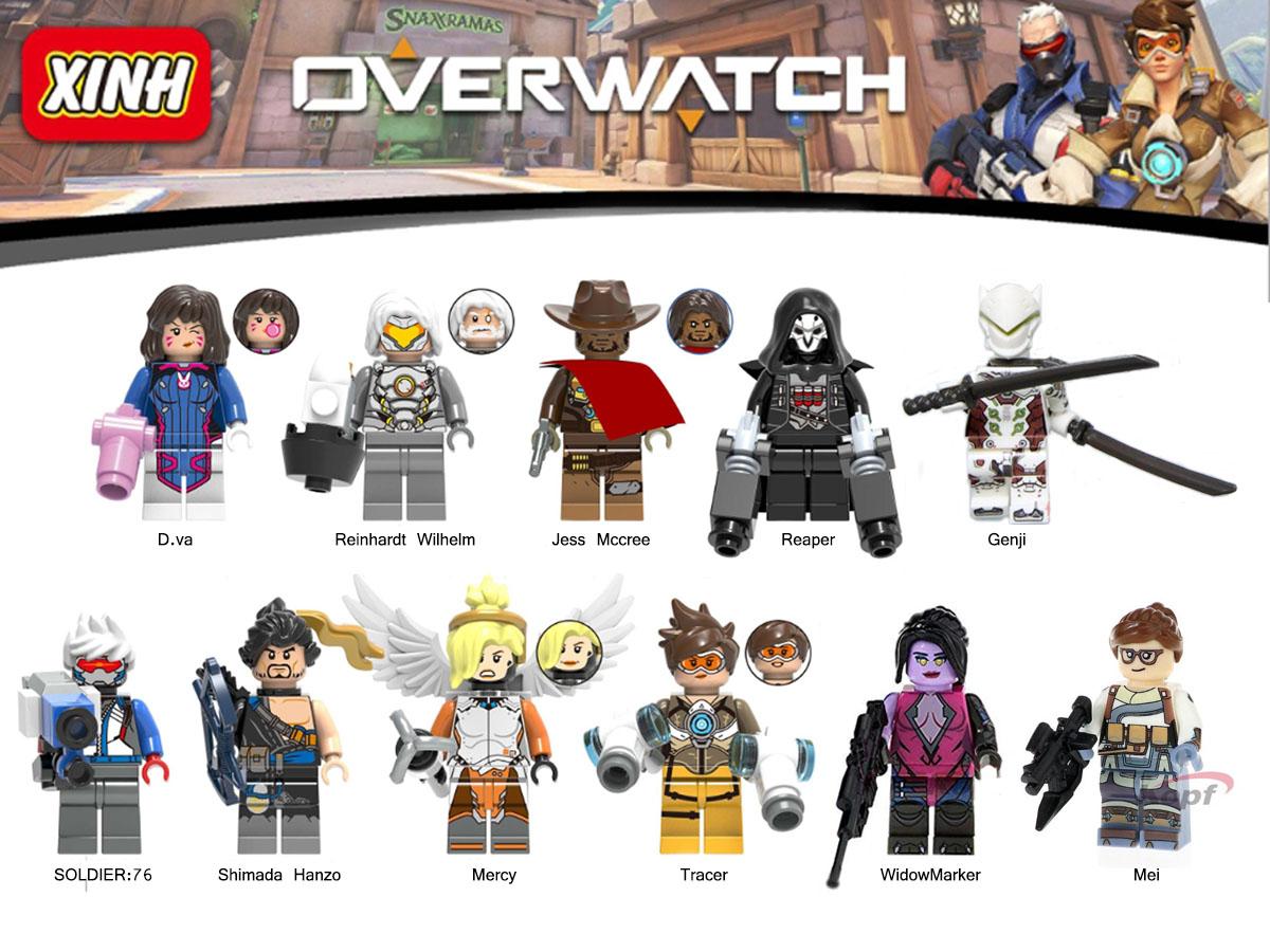 Đồ chơi lắp ráp Mini Figure nhân vật OVERWATCH