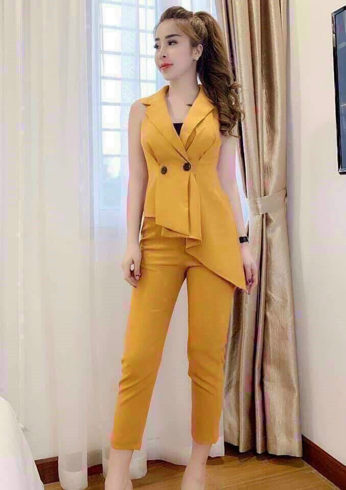 SÉT BỘ CỔ VEST MẪU MỚI SIÊU XINH TT21