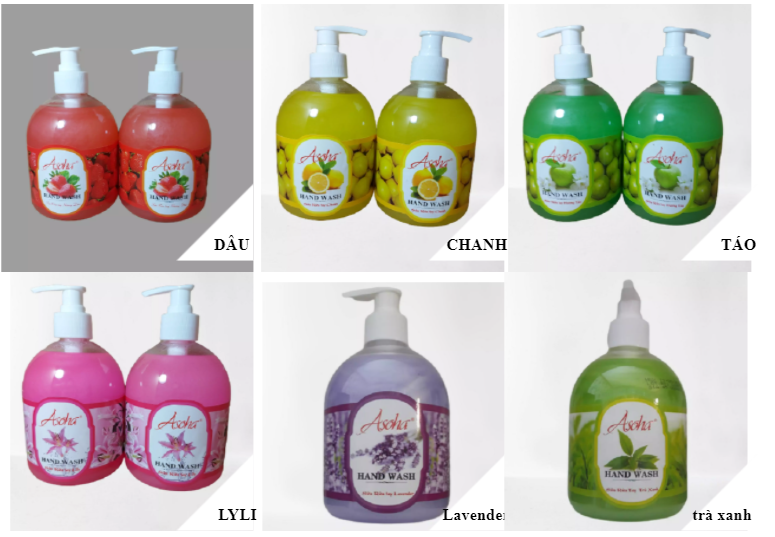 [HCM]Sữa Rửa Tay ASOHA 500ML Hương Chanh
