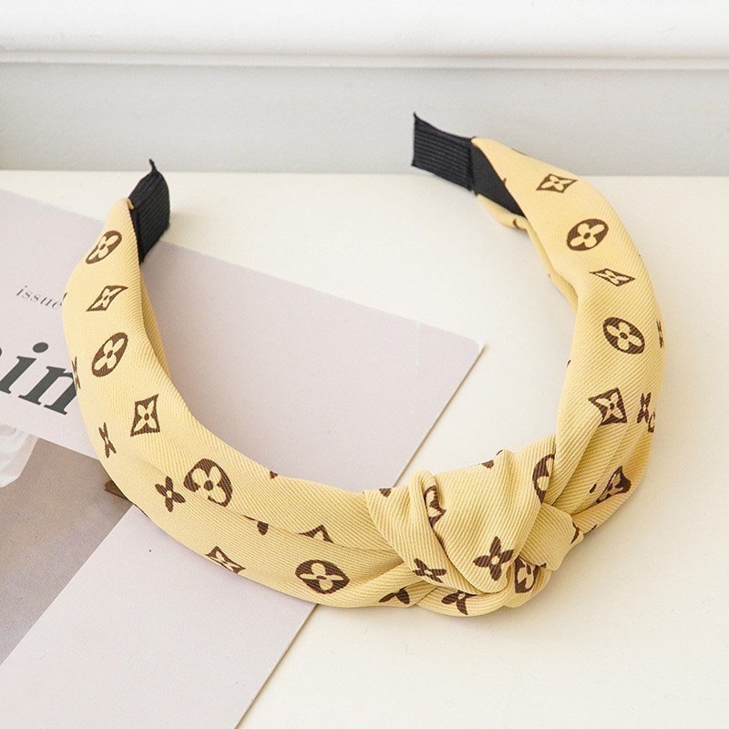 Cài tóc băng đô vải hoa 4 lá nữ tính hàn quốc thời trang giá rẻ CA41