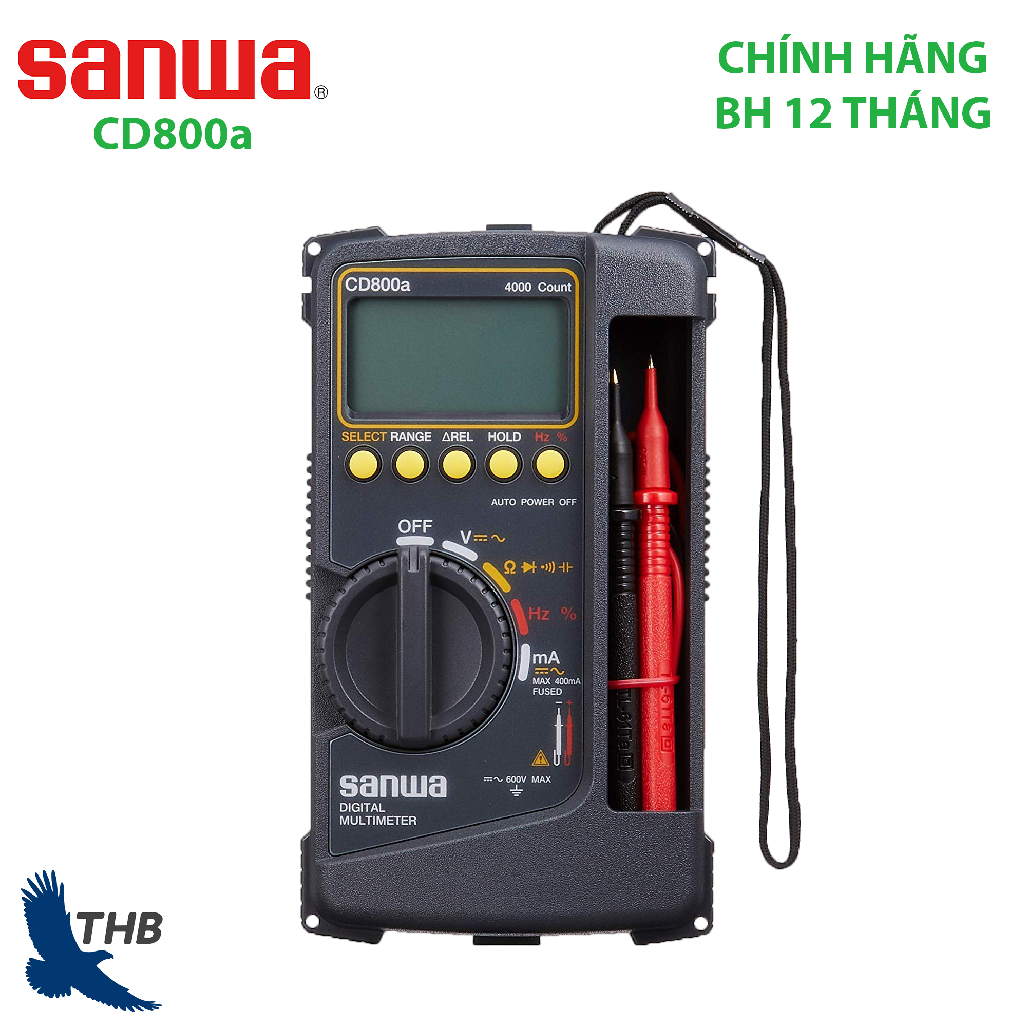 Đồng hồ đo điện tử Sanwa CD800a