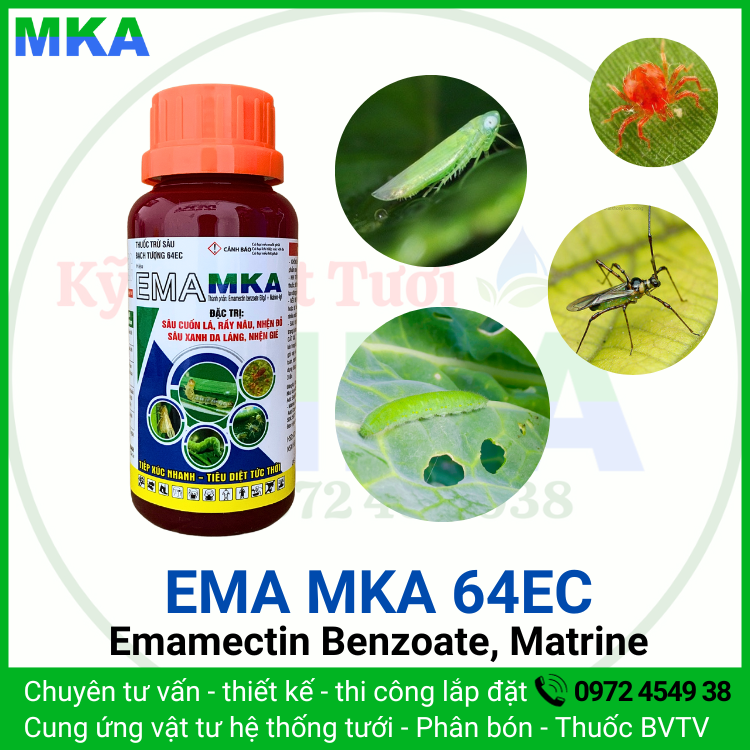 Mka Ema Mka Emamectin Ec Insecticide to Kill Spider Pests - 220ml