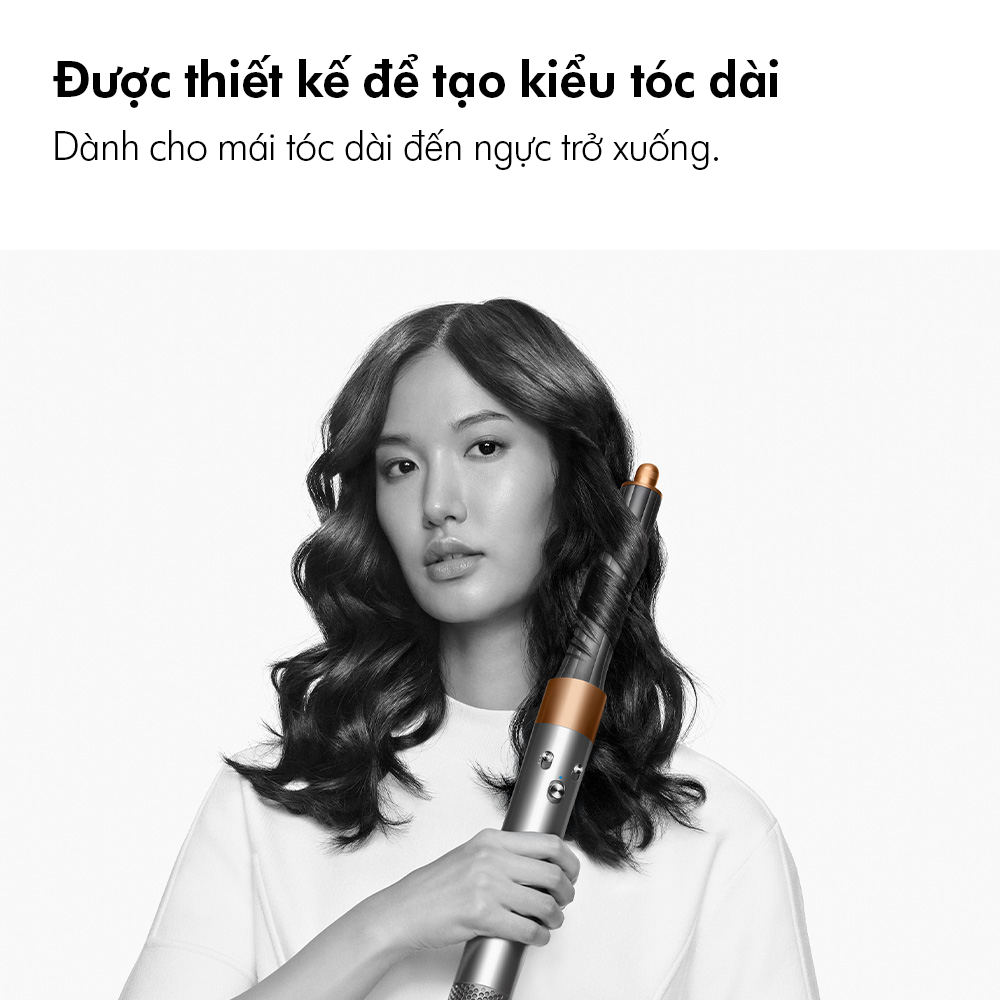 [Voucher Lazada Giảm 10% Tối đa 2 Triệu] Máy tạo kiểu tóc đa năng Dyson Airwrap ™ Complete Long (Hồng/Xám Trắng)