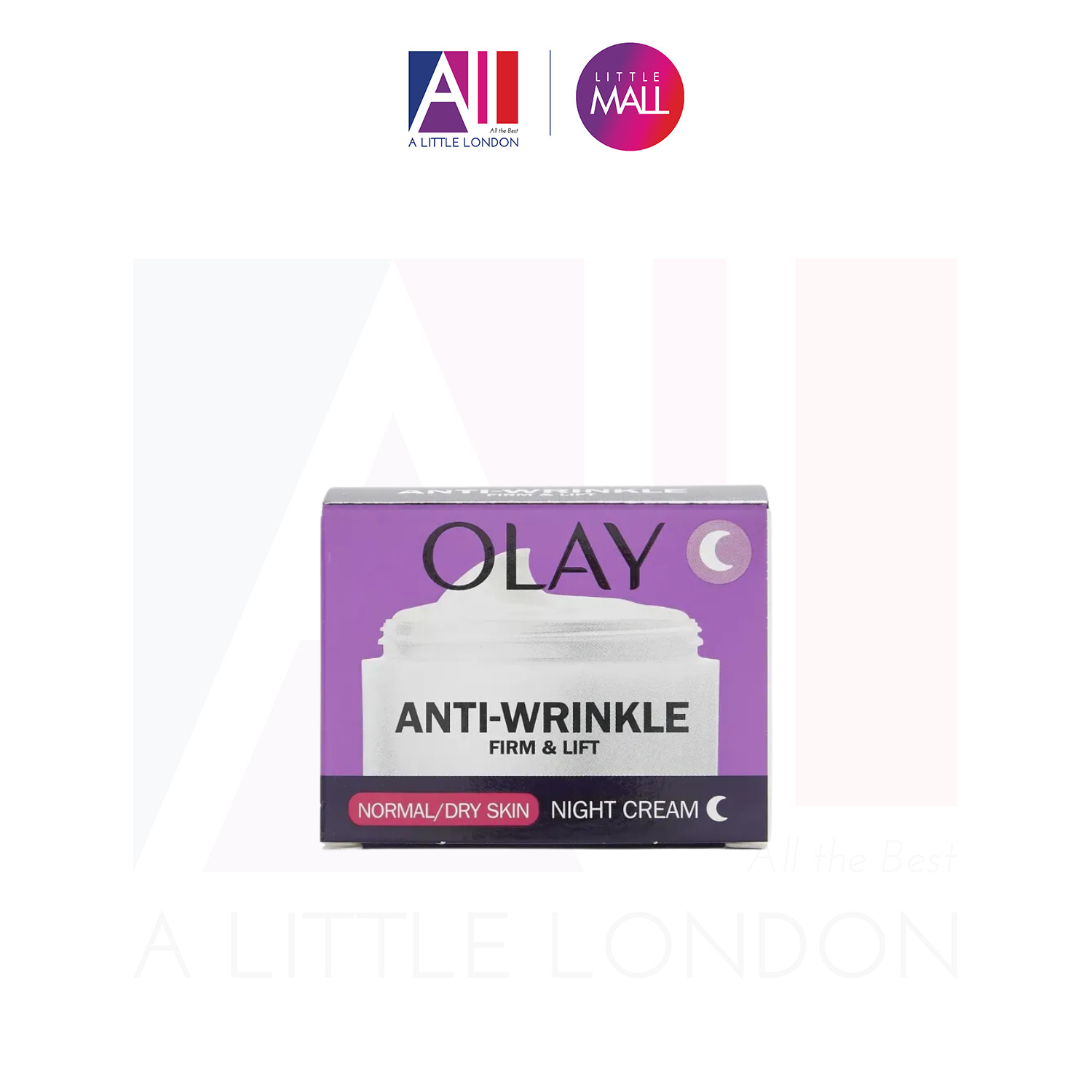 Kem đêm chống nhăn và nâng cơ Olay Anti-Wrinkle Firm & Lift Moisturiser Night Cream 50ml (Bill Anh)
