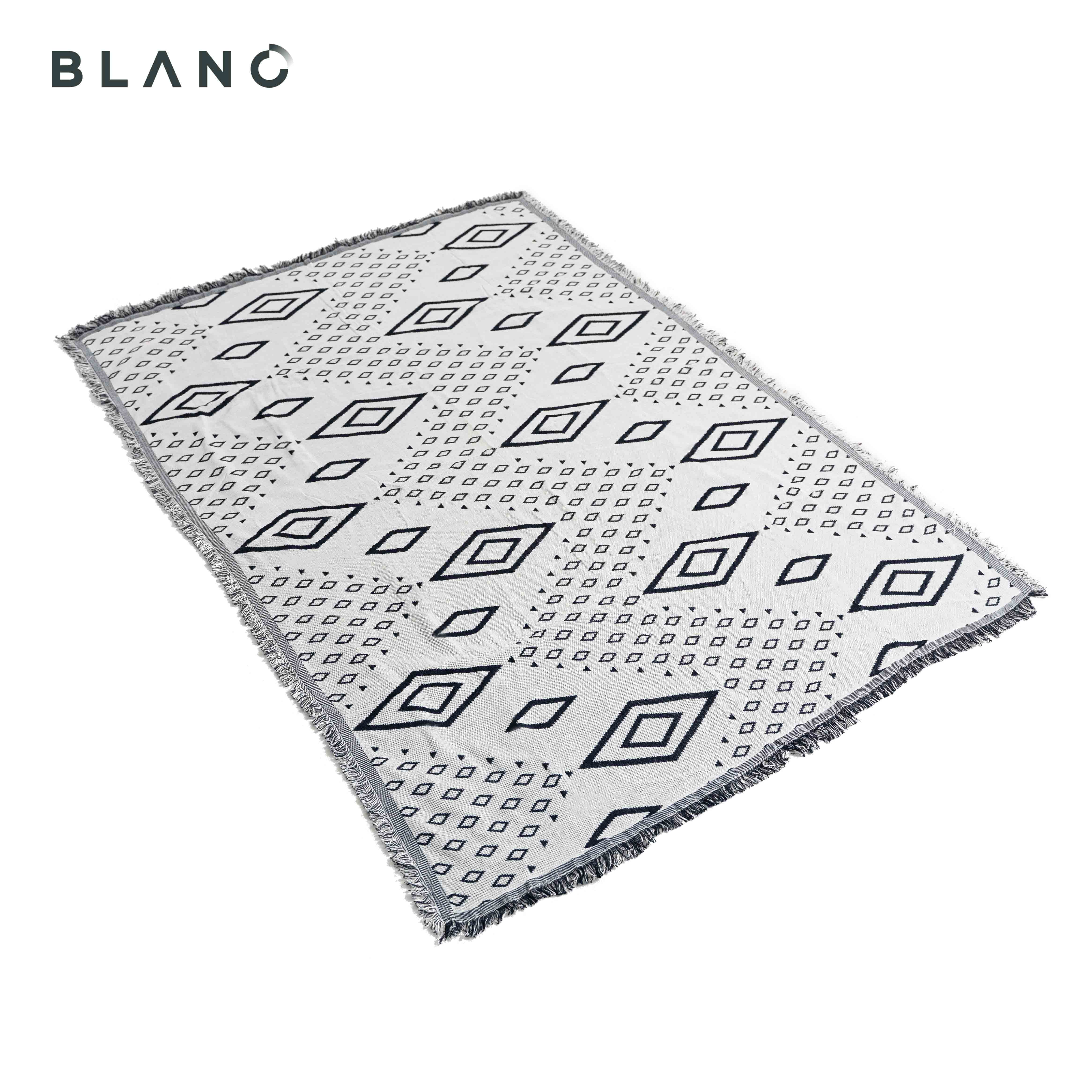 Chăn Phủ Sofa Khăn Phủ Sofa Trải Sàn Phong Cách Bắc Âu Decor Lima BLANC'