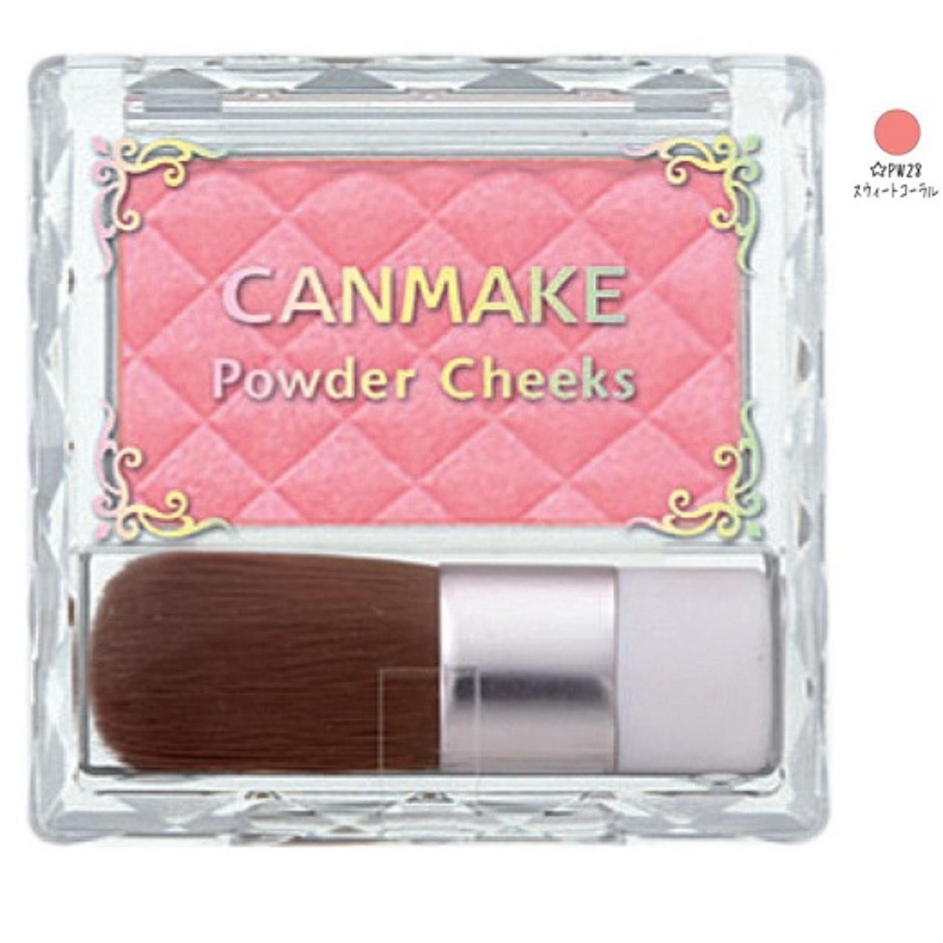 Phấn má Canmake Powder Cheeks PW28 3.2g (Hồng Cam)