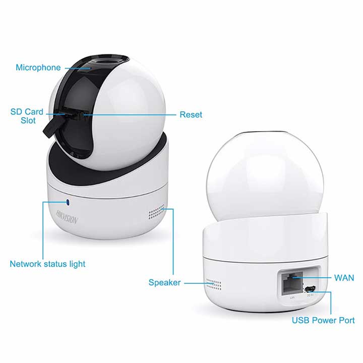 [HCM]Camera IP Robot 2MP HIKVISION DS-2CV2Q21FD-IW(B)