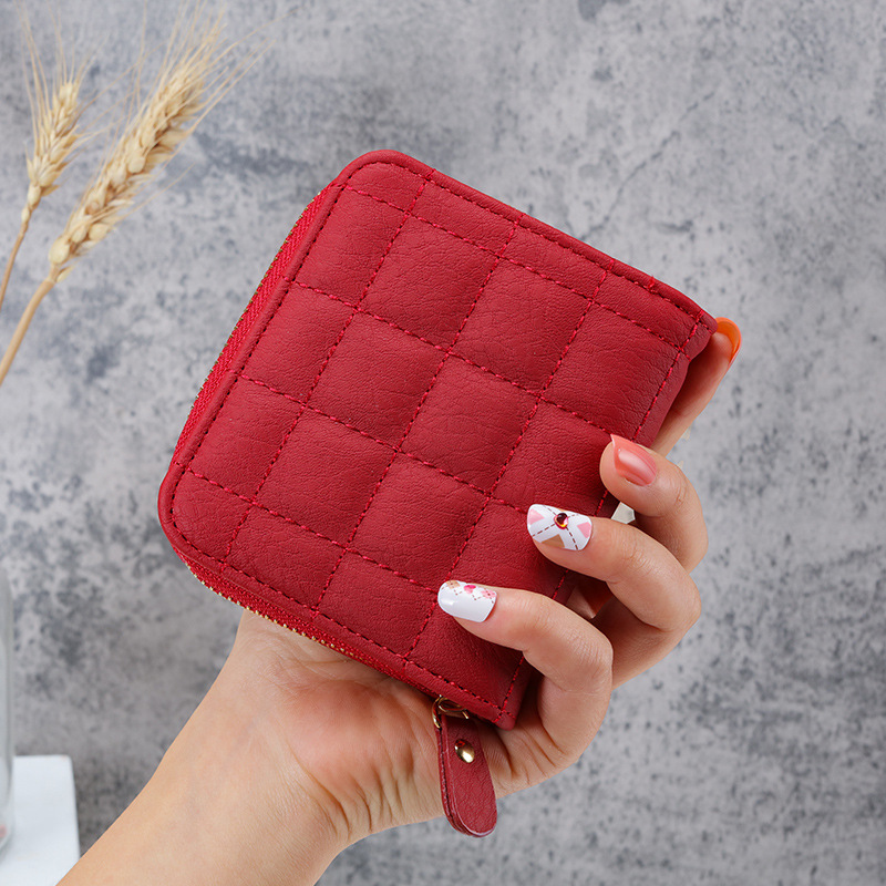 Classy Ví nữ ngắn mini cầm tay da PU cao cấp T1165