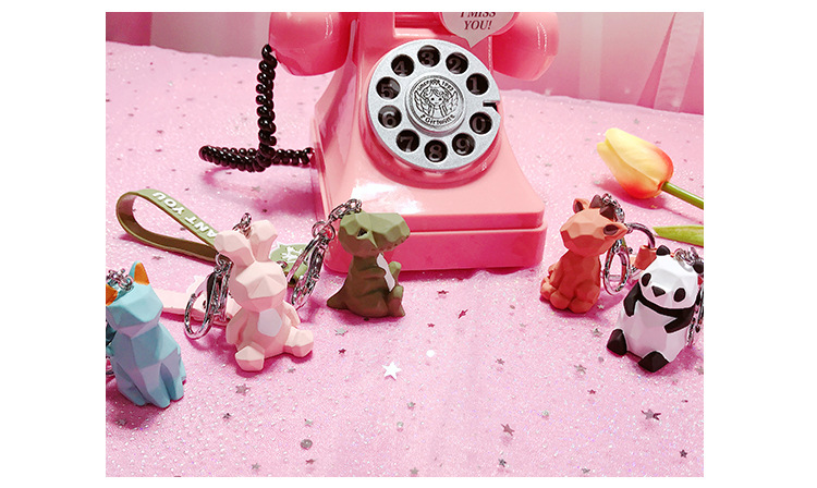 Dinosaur Keychains, Cute Korean Pets - I WANT YOU