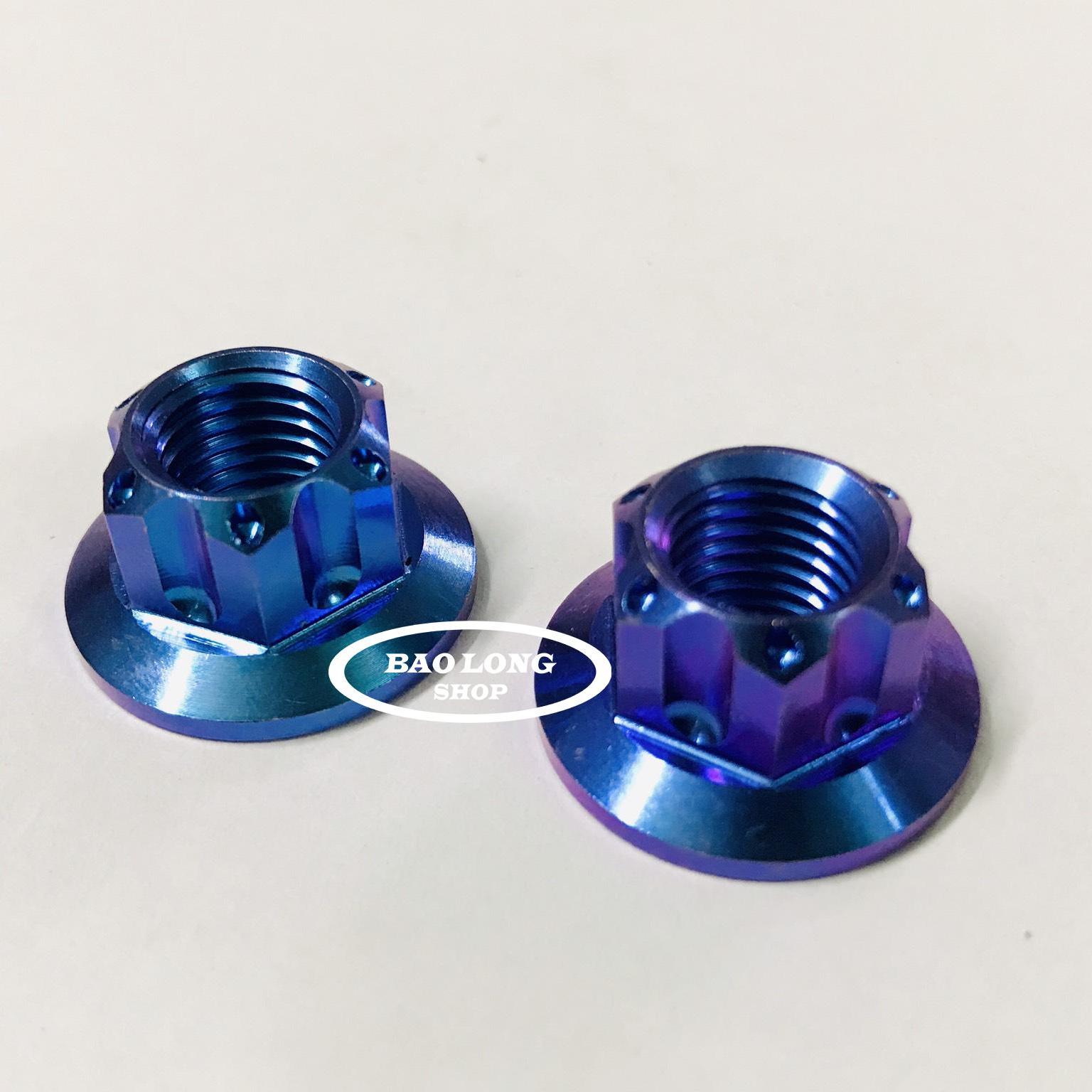 2 Ốc Tán TiTan GR5 10Li Xanh Tím (100%Titan)