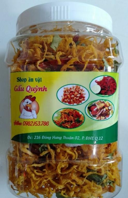 [HCM]1kg khô gà lá chanh loại 1