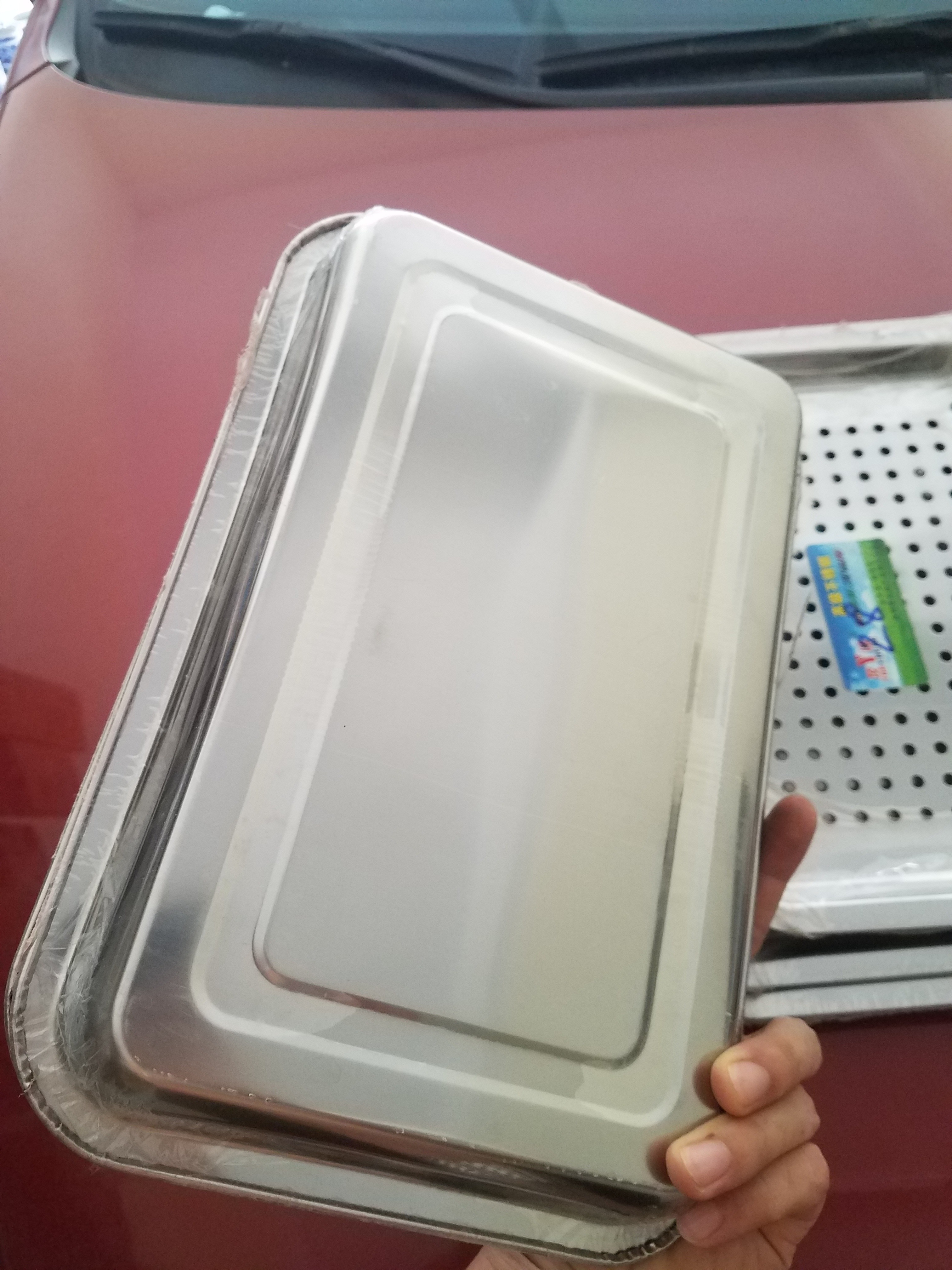 khay đựng ấm chén bằng inox