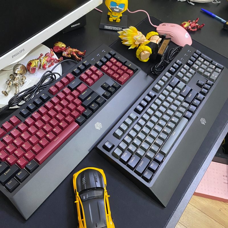 Bàn phím cơ Mojike GK1 (AKKO sw v2 / LED trắng)