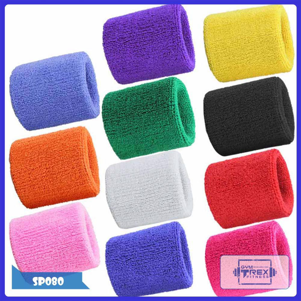 Băng vải đeo cổ tay Gym Trex SP080 - Băng đô thấm mồ hôi thể thao (Phụ kiện gym, đồ tập quần áo gym, thể dục,thể hình, Fitness)