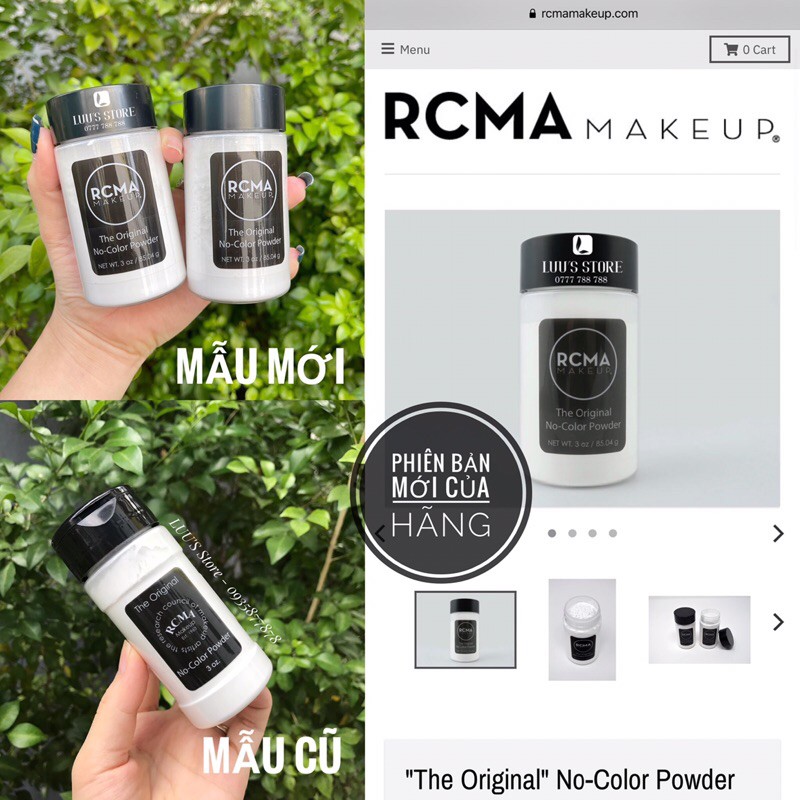 [Nhập RAISINGSTAR18, giảm 30k cho đơn 99k]Phấn bột RCMA NO COLOR POWDER