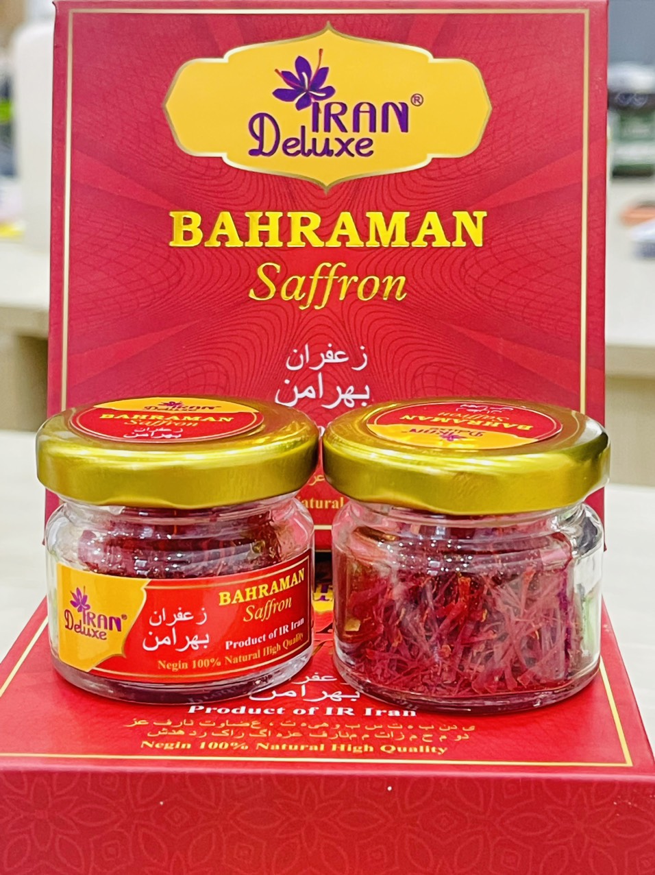 {HÀNG HOT} Nhụy Hoa Nghệ Tây Saffron Bahraman (Hộp 1g )