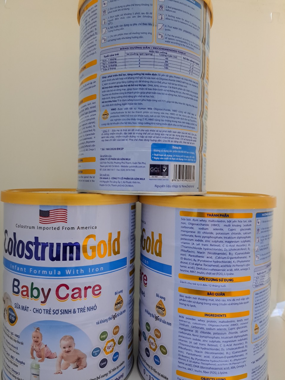 SỮA COLOSTRUM GOLD BABY CARE - 900G ( CHO TRẺ TỪ 0 - 12 THÁNG)
