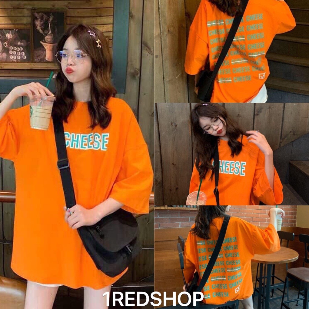 ÁO THUN CHEESE UNISEX NAM NỮ QUÁ ĐẸP 1REDSHOP