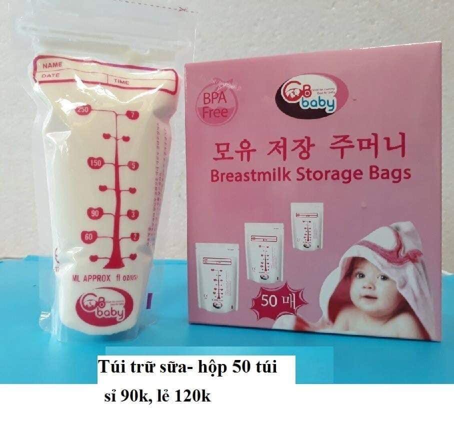 Túi trữ sữa GB Baby Hàn Quốc( Hộp 50 túi)