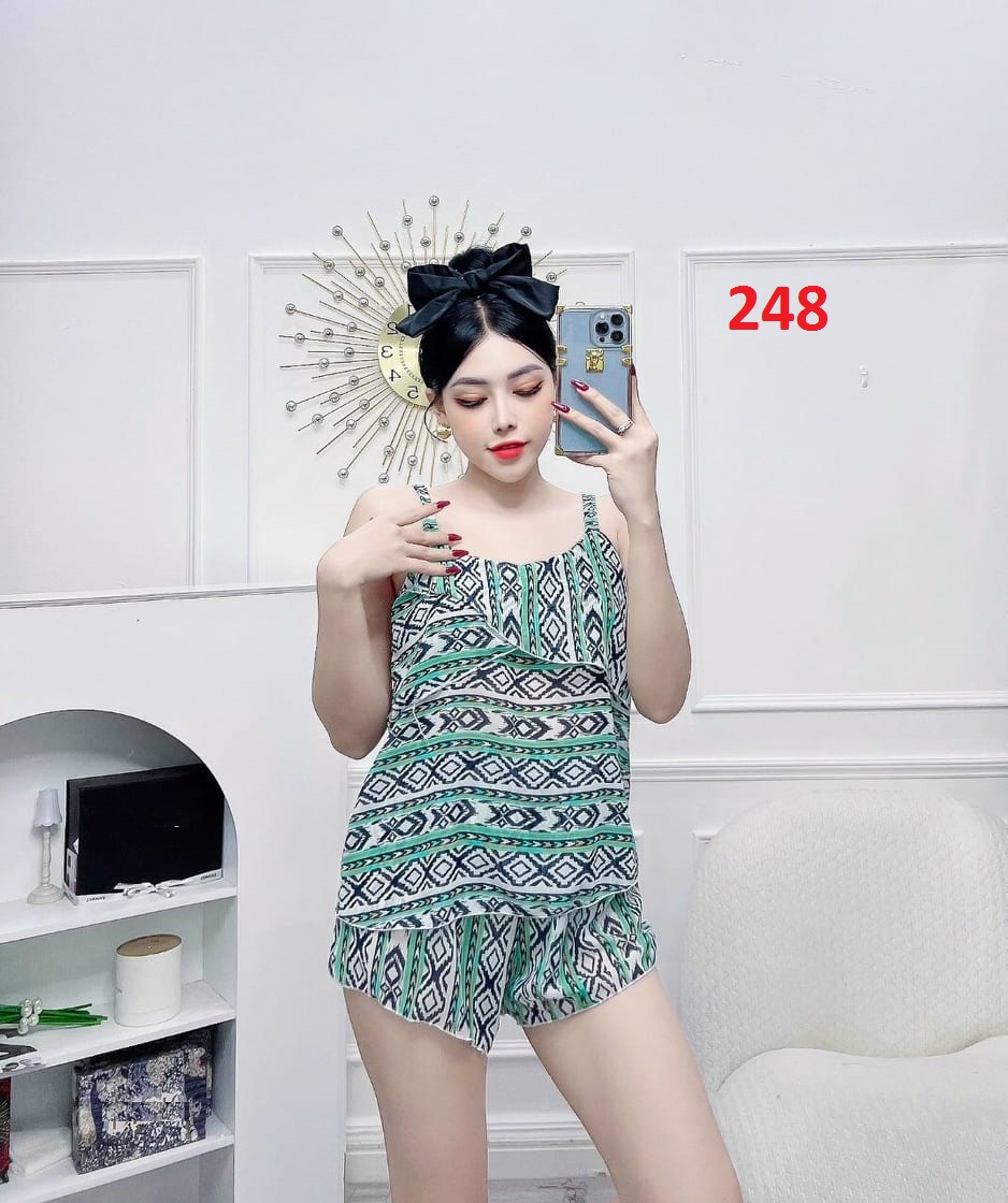[HCM]Bộ lụa hàn đùi dễ thương - 35 đến 56kg - ẢNH THẬT