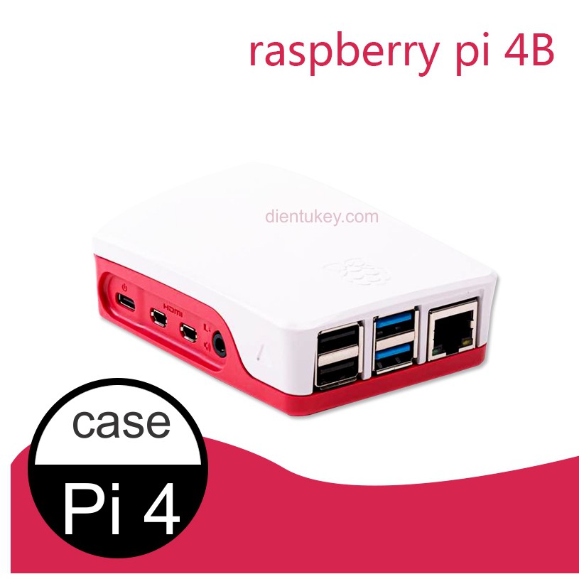 [HCM]Vỏ Case Raspberry Pi 4  Official - VCRP4
