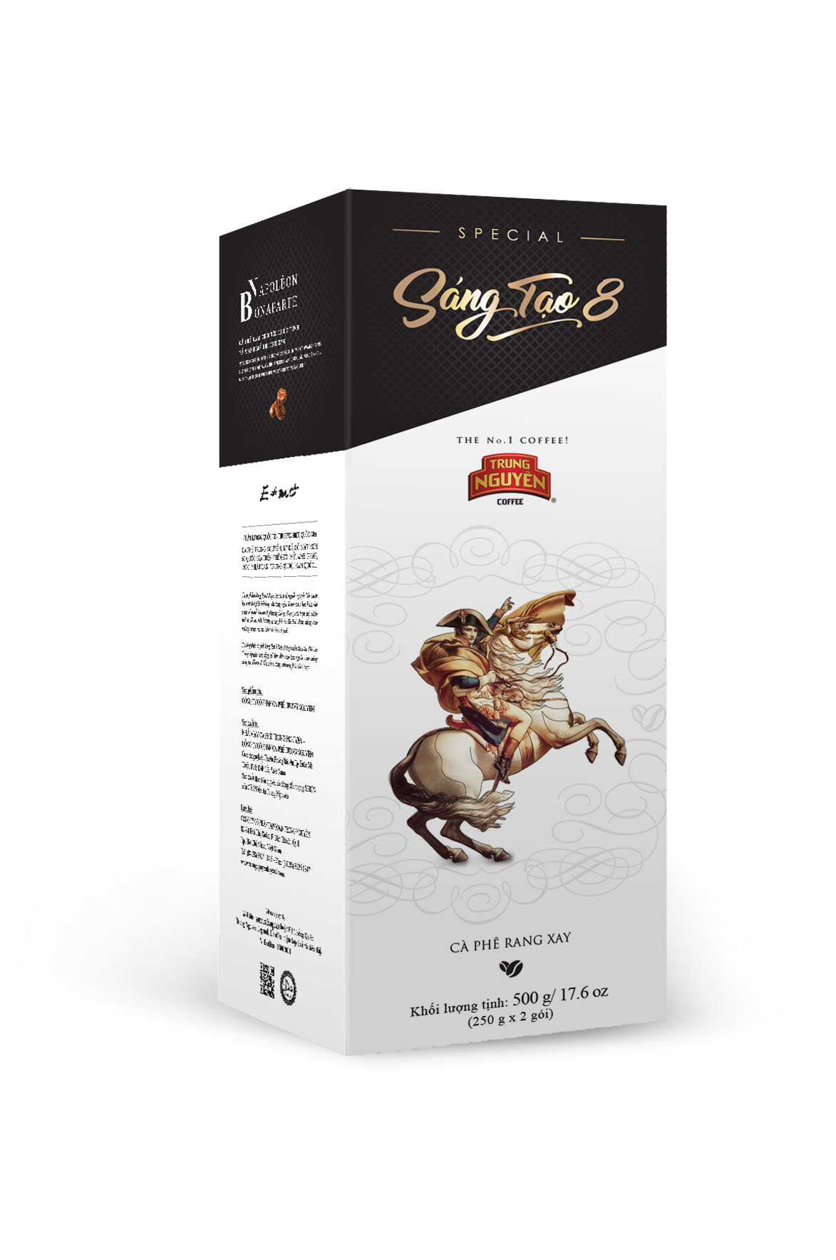 Trung Nguyen Legend Roasted and Ground Coffee for Filter Brewing - Creative 8 - Box of 500Gr
