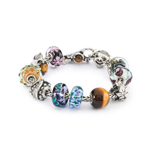 Trollbeads silver bead Vineyard